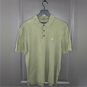 Rag & Bone Interlock Polo Shirt | Men's XL | Army Green | Classic Fit | Cotton